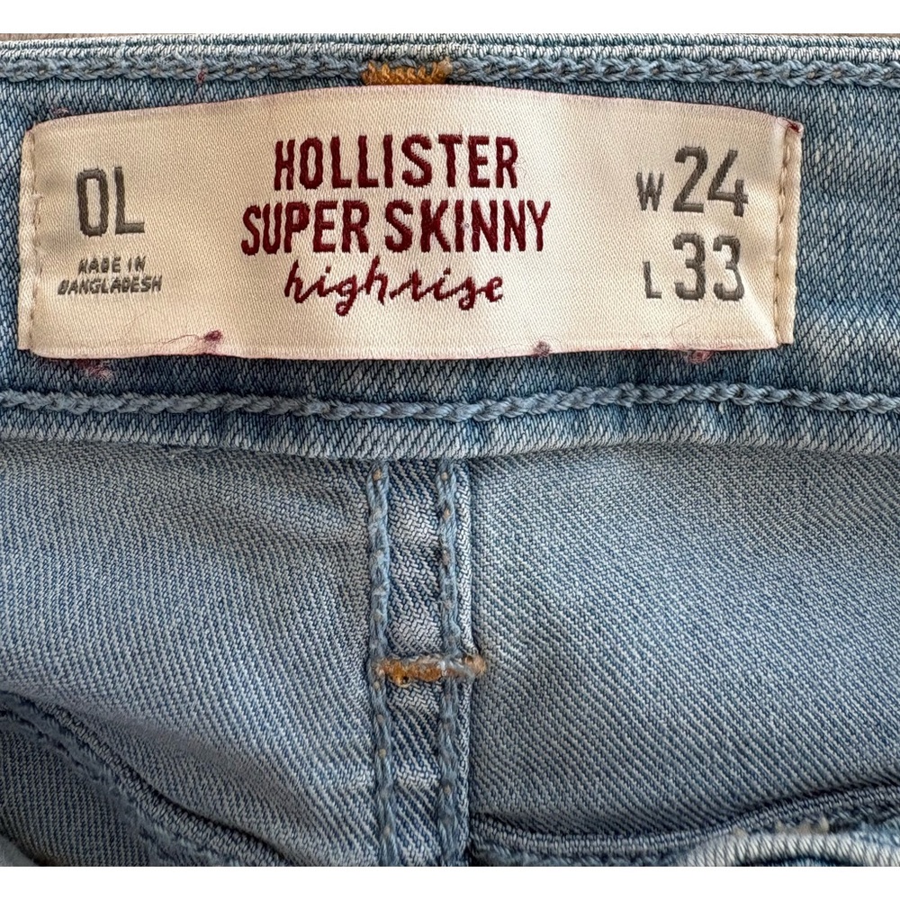 Hollister Super Skinny Size 24 W 33 L Super Skinny Jeans